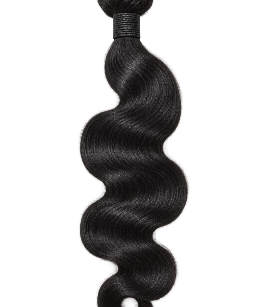 Ladys – Perruques longues ondulées – noir naturel